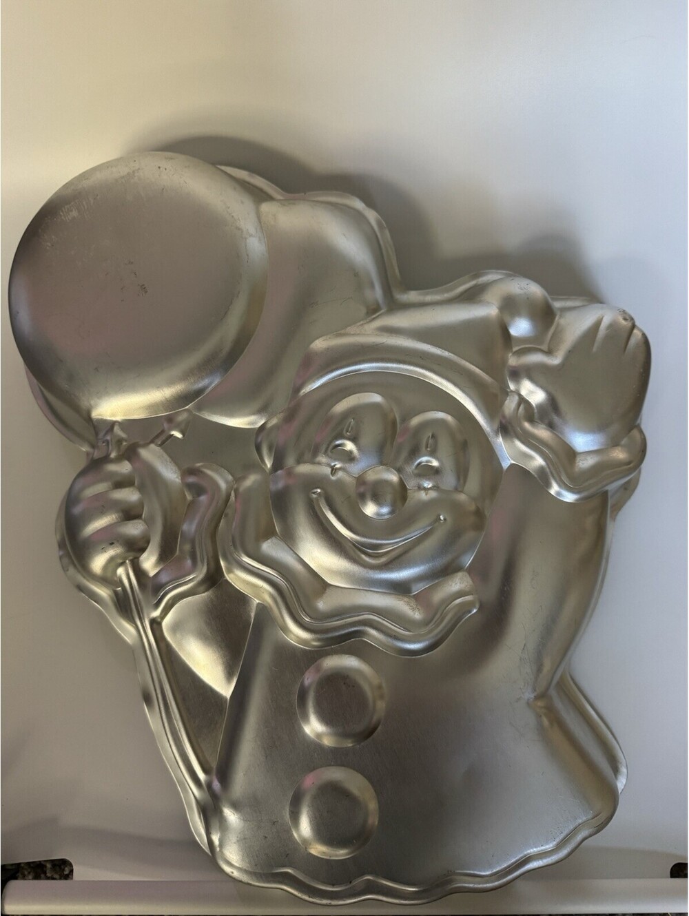 Vintage 1981 Wilton Circus Clown with Balloon Birthday Cake Pan 1981 #502-3193